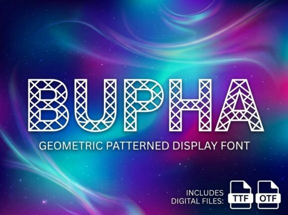 Bupha: A Bold and Artistic Font for Creative Projects