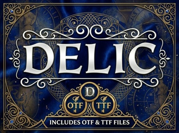 Delic: A Strategic Font for High-Impact Design and Branding