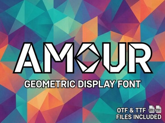 Discover Amour: The Cutting-Edge Display Typeface for Modern Branding