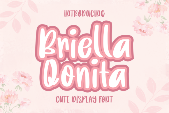 Discover Briella Qonita: A Unique Display Font