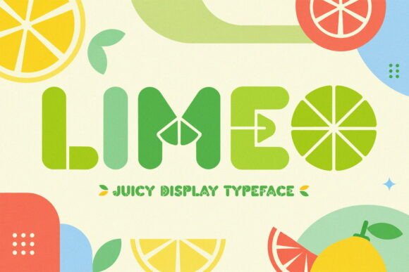 Discover Limeo: A Fresh and Playful Display Font for Your Creative Projects