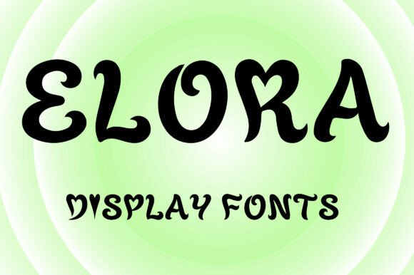 Discover the Charm of Elora: A Whimsical Decorative Font