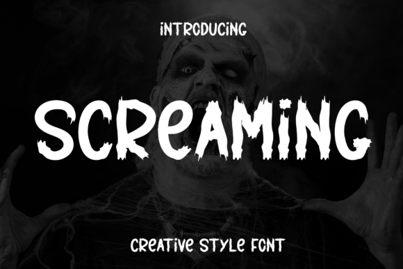 Discover the Unique Charm of Screaming: A Handwritten Display Font