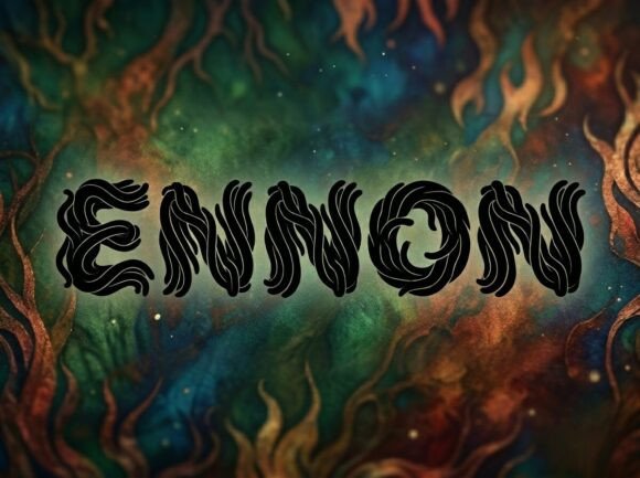 Discover the Unique Elegance of Ennom: A Font for Organic Movement