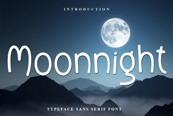 Discover the Versatility and Charm of Moonnight Font
