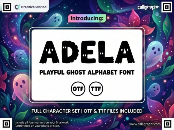 Elevate Your Creative Projects with Adela: A Decorative Display Font