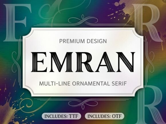 Emran: A Bold and Artistic Display Font