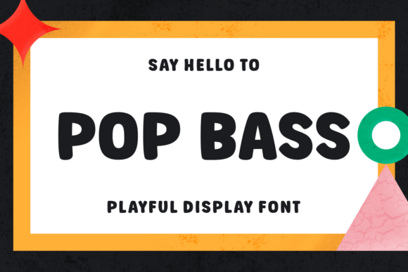 Enhance Your Designs with Playful Pop Bass Font