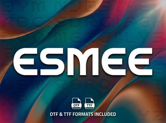 Esmee: A Bold and Artistic Display Font for High-Impact Design