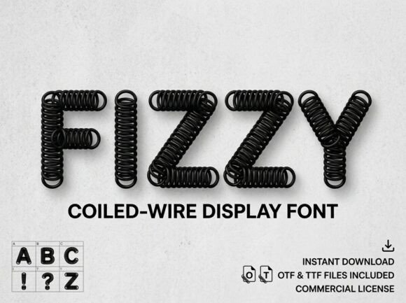 Fizzy: A Bold and Artistic Display Font