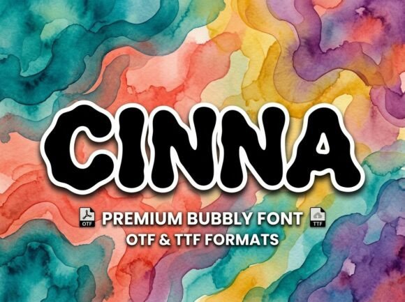 Float Your Designs to New Heights with Cinna: A High-Energy Display Typeface