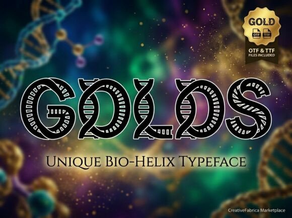 Golds: A Decorative Display Font for Bold and Creative Projects