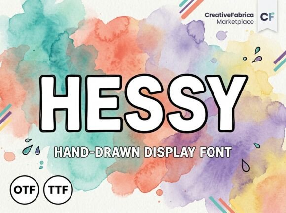 Hessy: A Bold and Artistic Font for Creative Minds