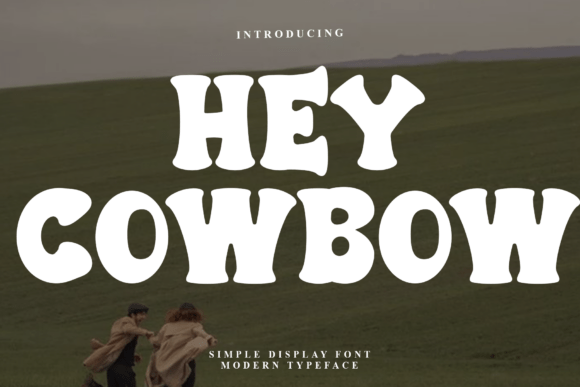 Hey Cowbow: A Festive and Whimsical Font