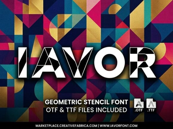 Iavor: A Bold and Artistic Display Font