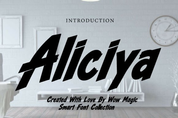 Ignite Creativity with Dynamic Aliciya Font