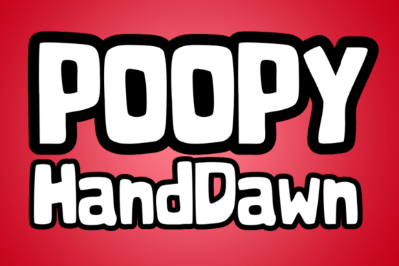Poopy Handdrawn: A Bold and Energetic Font for Creative Projects