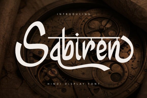 Sabiren: Elevating Your Brand with a Distinctive Hindi Display Font
