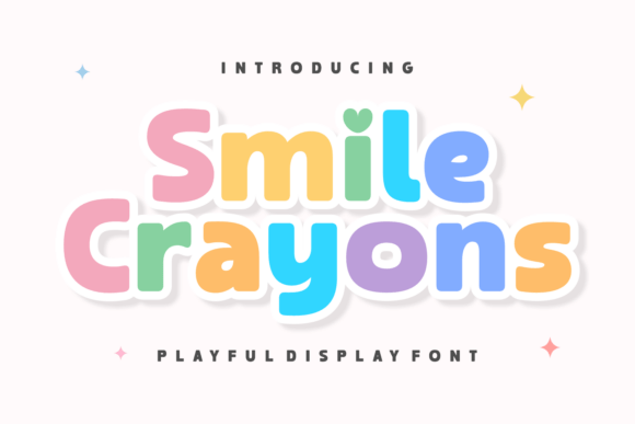 Smile Crayons: A Playful and Versatile Display Font for Creative Projects
