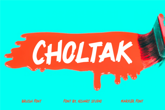 Unleash Creativity with Choltak: The Raw and Energetic Typeface