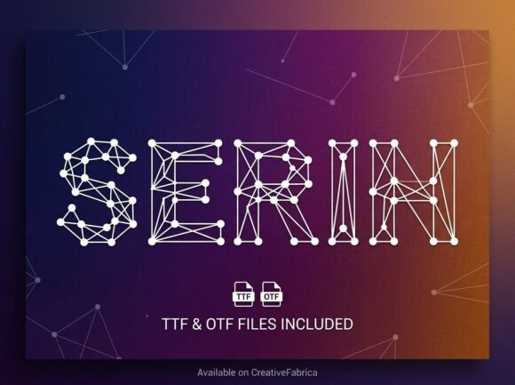 Unleash Creativity with Serin: A Bold Decorative Font
