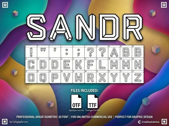 Unlock Creative Potential with Sandr: A Technical Display Typeface for Modern Design