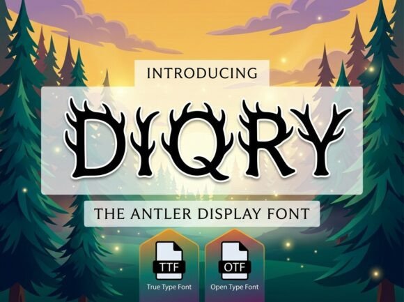Unlock the Rugged Elegance of Diory: A Premium Display Font for Strategic Branding