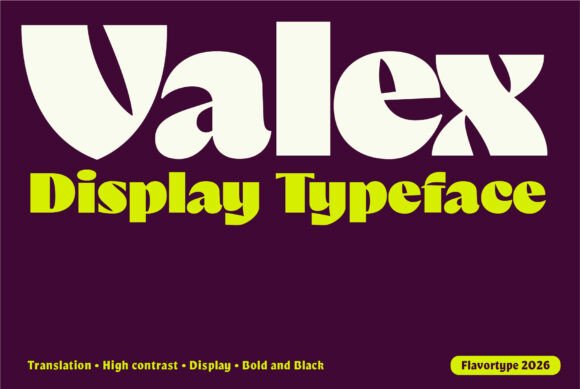 Valex: The Eye-Catching Font for Bold and Expressive Designs